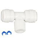 Aquintos Easy & Quick T- Stück  2 x 1/4"...