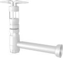Aquintos - Siphon Anschluss-Set für Haustechnik-Weichwasseranlagen Kanalwasseranschluss