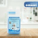 AquinTobs Milchschaumreiniger Milchsystemreiniger 5 Liter blau, universaler Cappuccino-Reiniger für Milchaufschäumer Kaffeevollautomat von Jura Melitta Nivona WMF DeLonghi Miele Krups AEG Milchsysteme