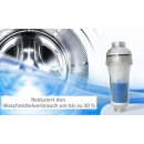 Waschmaschine - Spülmaschine 2in1 Kalk Wasserfilter Polyphosphat Kristallwasserfilter 3/4 Zoll 2 Stück Maschinenfilter