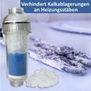 Waschmaschine - Spülmaschine 2in1 Kalk Wasserfilter Polyphosphat Kristallwasserfilter 3/4 Zoll 5 Stück Maschinenfilter