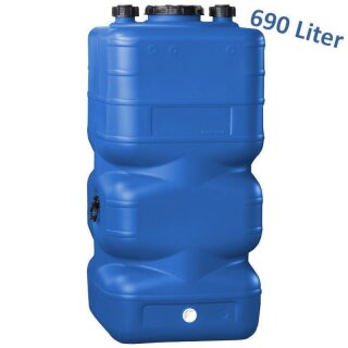 PE-Lagerbehälter 690 Liter für die Lagerung von Trinkwasser und Betriebswasser