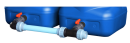 PE-Lagerbehälter 1500 Liter 240mm für die Lagerung von Trinkwasser und Betriebswasser