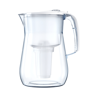 Tischwasserfilter Aquaphor Provence weiß + A5 Aqualen Kartusche -Trinkwasserfilter mit 4,2 Liter Fassungsvermögen