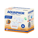 AQUAPHOR MAXPHOR+ H Filterkartusche Wasserfilter 6er Pack mit EXTRA KALKSCHUTZ AQUALEN für Tischwasserfilter