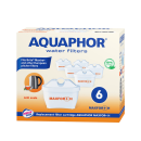 AQUAPHOR MAXPHOR+ H Filterkartusche Wasserfilter 6er Pack mit EXTRA KALKSCHUTZ AQUALEN für Tischwasserfilter