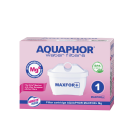 AQUAPHOR MAXPHOR+ MG Filterkartusche Trinkwasserfilter 1er Pack mit AQUALEN und Magnesium + für Tischwasserfilter