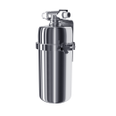 AQUAPHOR Viking Midi 300 Edelstahl-Filtergehäuse für heißes und kaltes Wasser aus 100% V4A für industrielle und private Anwendungen mit 3/4"AG