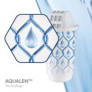 AQUAPHOR PRESTIGE Tischwasserfilter - Kannenfilter weiß mit A5 Wasserfilter-Kartusche für bis zu 350 Liter frisch gefiltertes Wasser