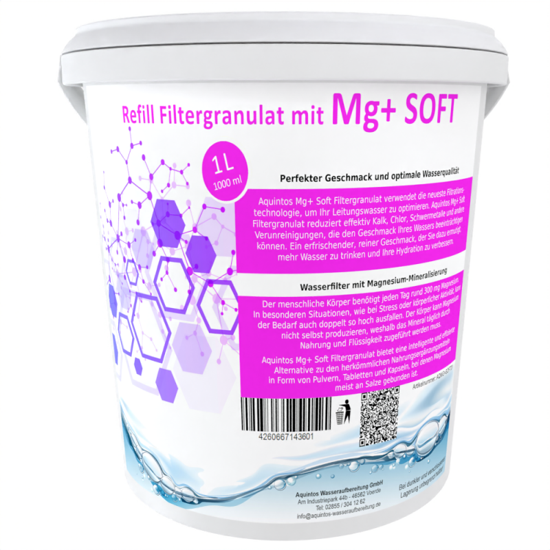 ReFill Filtergranulat mit Mg f r BWT oder Aarke Wasserfilter