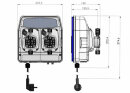 Pool und Schwimmbad Dosiertechnik eTwin PDE Dosierpumpe Durchflussmenge 2 l/h Gegendruck bis 6 bar