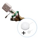 Aquintos NoLeak Wasserstop Lackageschutz und NoLeak Flood Sensor für Wasserleitungen mit Absperrhahn DN15-DN32