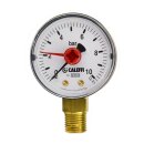 Caleffi 1/4" Manometer 10 Bar