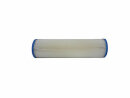 BIG Blue Jumbo Lamellenfilter Faltenfilter 10 x 4,5 Zoll 20 Micron Mehrwegfilter aus Cellulose
