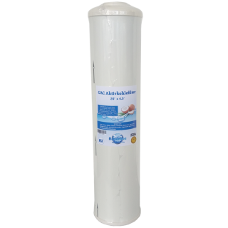 BIG Blue Aktivkohlefilter Trinkwasserfilter GAC Granulat-Aktivkohle 20 x 4,5 Zoll